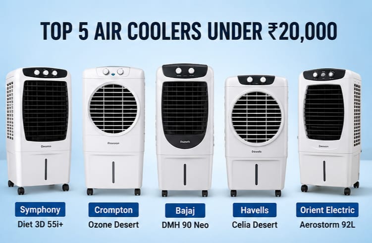 Best Air Cooler Under ₹20,000 in India (2026)