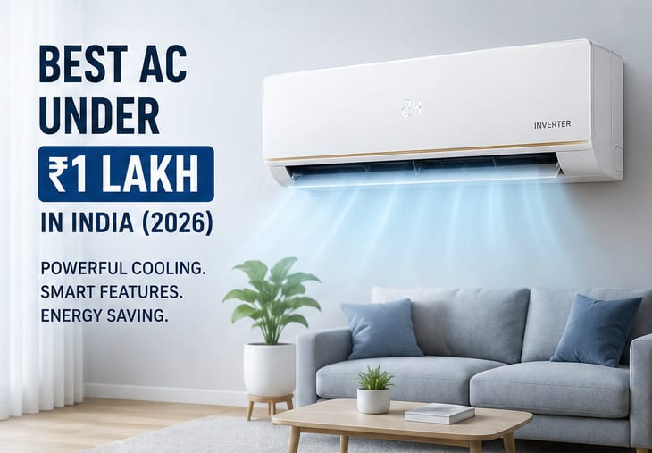 Best AC Under ₹1 Lakh in India (2026)